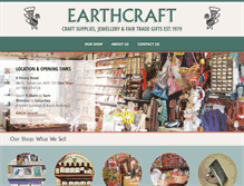 Tablet Screenshot of earthcraft.co.uk